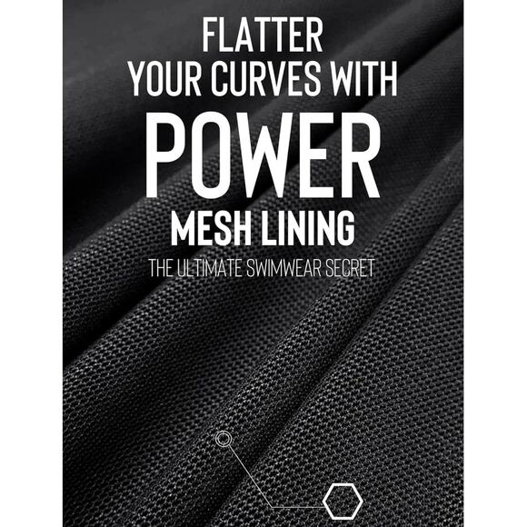 Cupshe One Shoulder Colorblock Swimsuit Tummy Control Cutout | Size M NWT - Picture 12 of 14